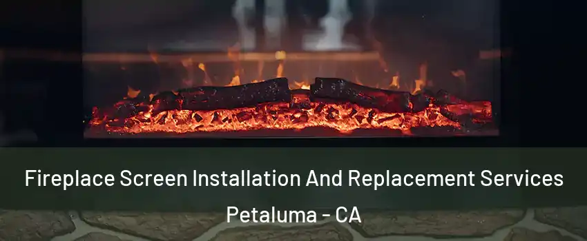  Fireplace Screen Installation And Replacement Services Petaluma - CA