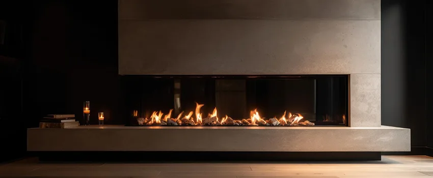 Gas Fireplace Ember Bed Design Services in Petaluma, California