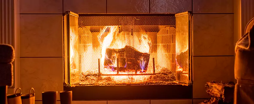 Mendota Hearth Landscape Fireplace Installation in Petaluma, California
