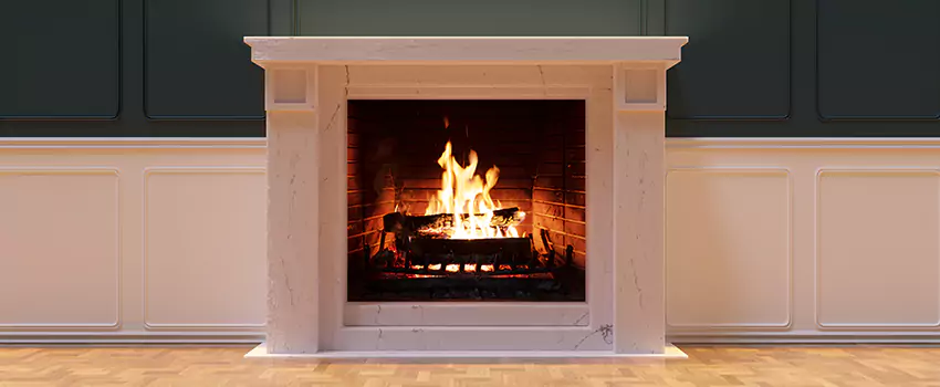 Open Flame Wood-Burning Fireplace Installation Services in Petaluma, California