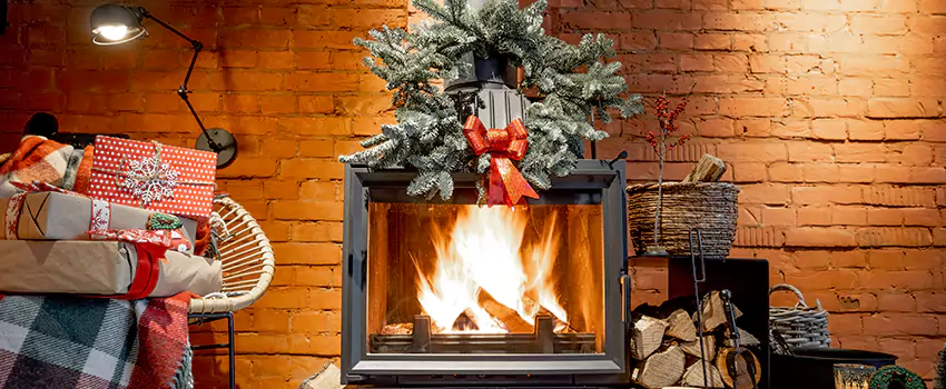 Travis Industries Linear Gas Fireplace Installation in Petaluma, California