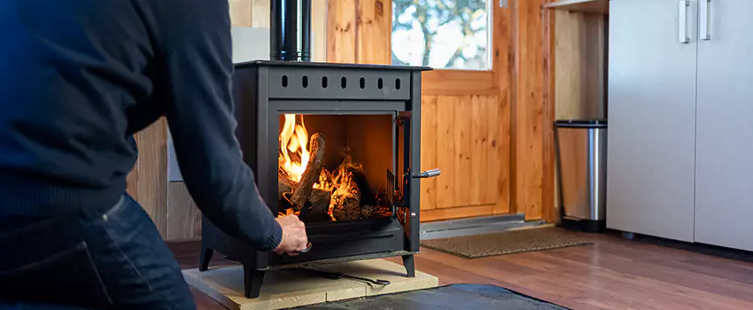 Open Hearth Wood Fireplace Installation in Petaluma, CA