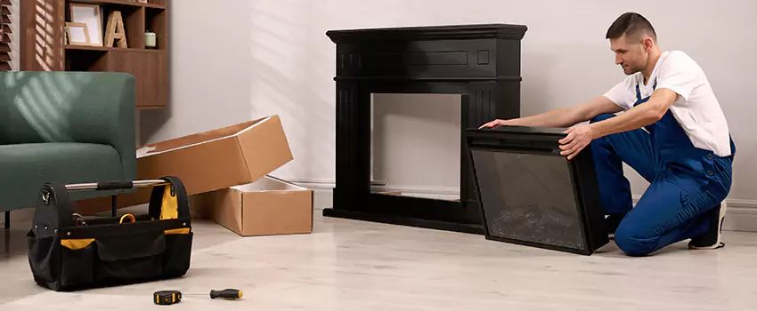 Old Rusted Metal Fireplace Repair And Replacement in Petaluma, CA